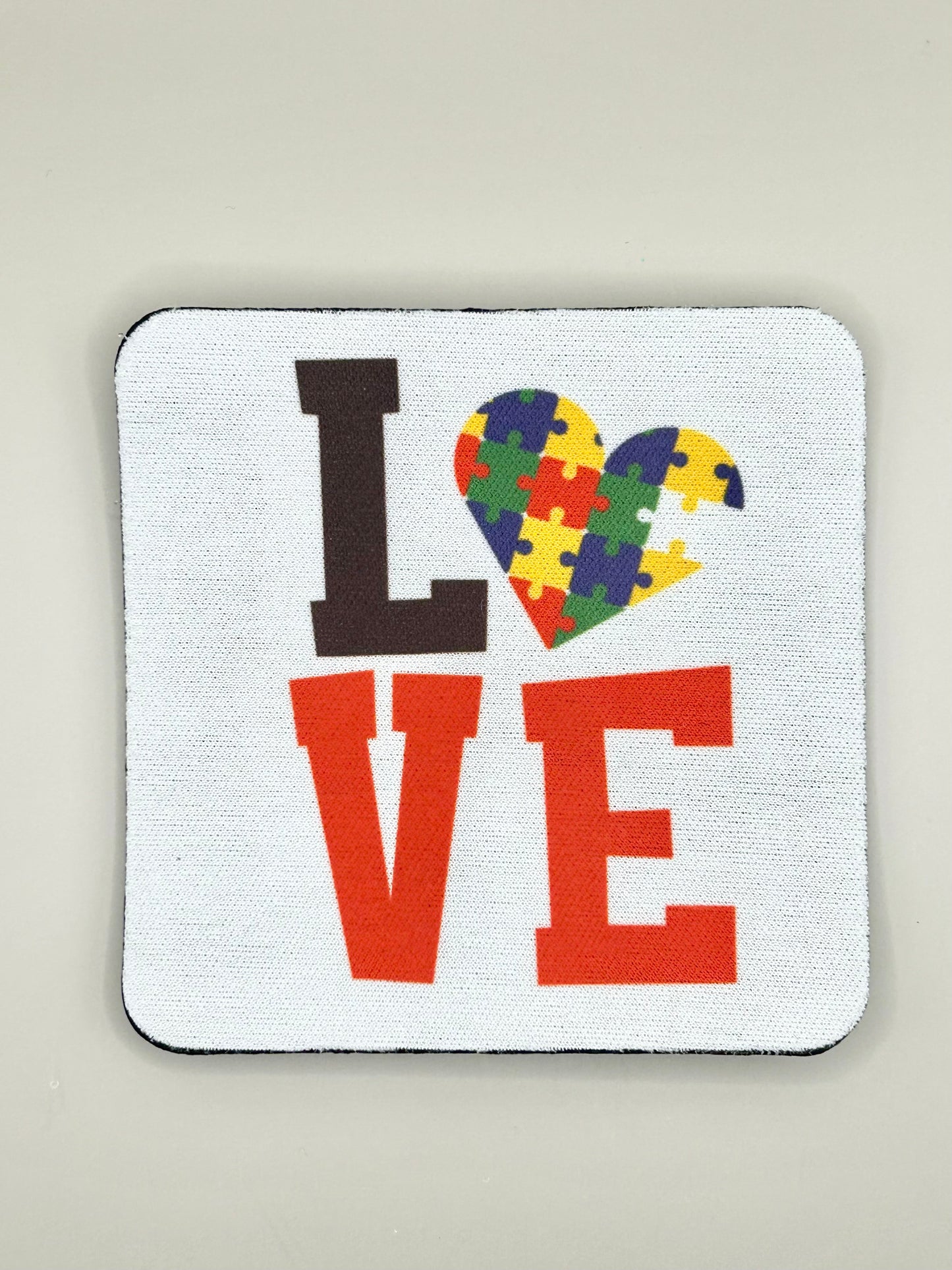 Posavasos del amor del autismo